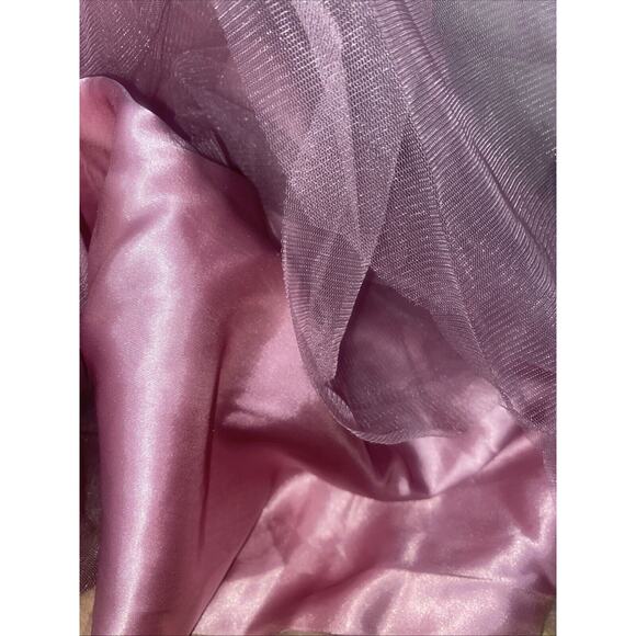 New W/ Tags Babyonline Dress Maxi Long Lilac Sequins V Back Prom Wedding Medium - Picture 12 of 12